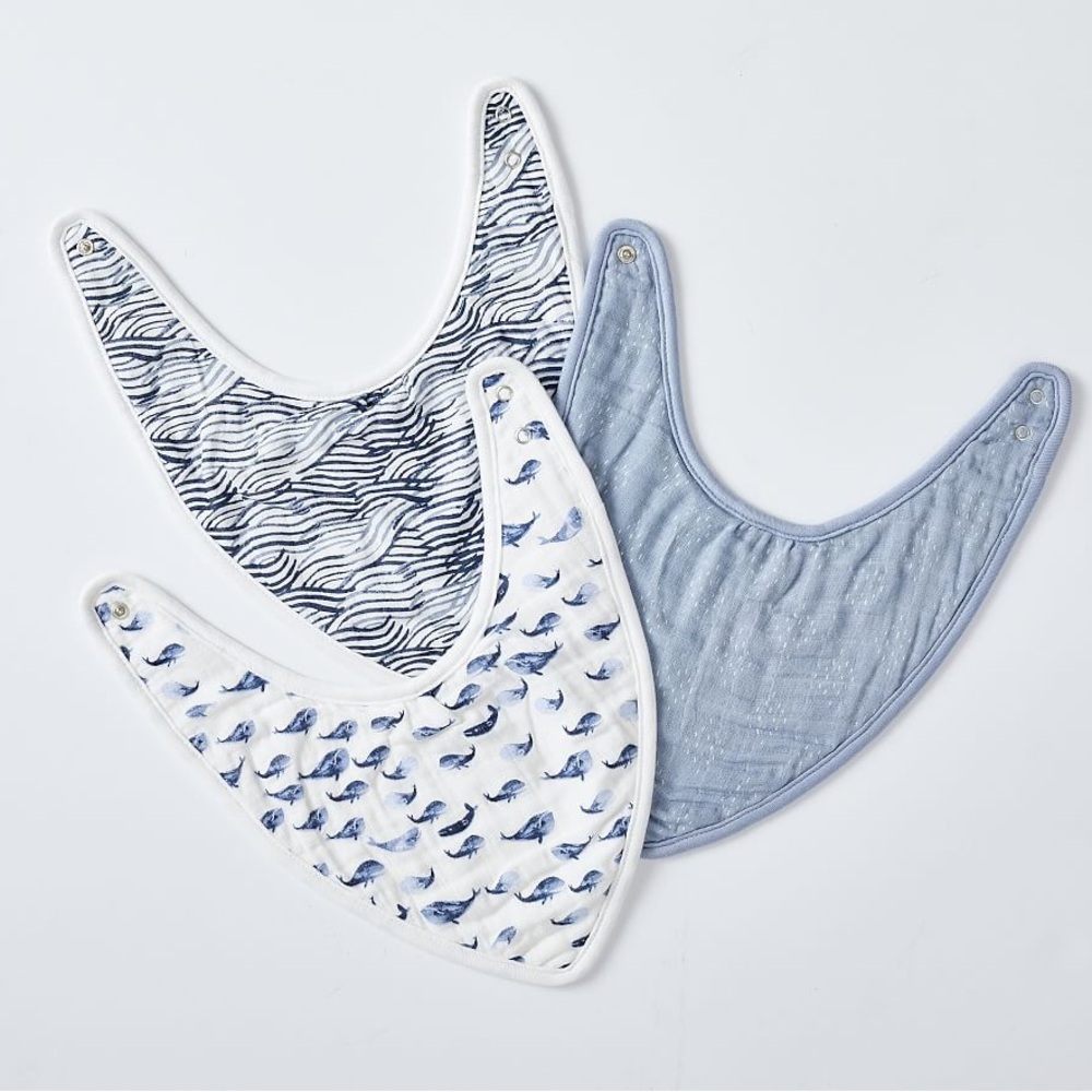 Pottery Barn Kids Nautical Bib Trio